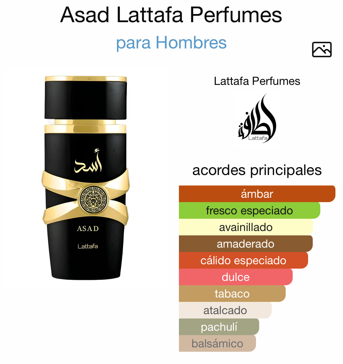 Estuche 2 piezas Hombre, Lattafa Assad EDP 100ml + Asad Azanaibar EDP 100ml