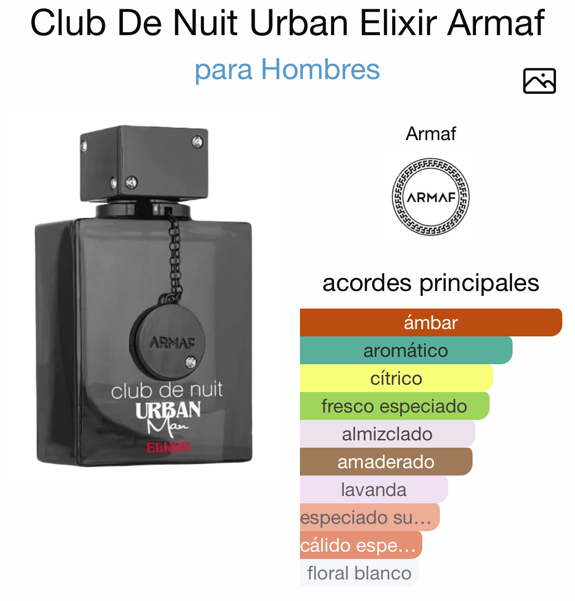 Armaf Club de Nuit Urban Man Elixir EDP 105ml