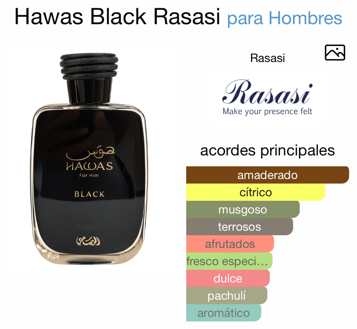 Hawas Black EDP 100ml